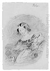 Emanuel Gottlieb Leutze Girl with Rabbit (from McGuire Scrapbook) painting